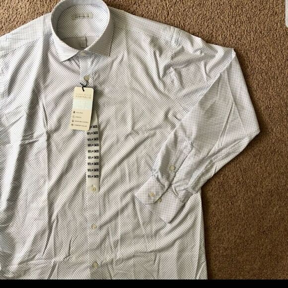 NWT Perry Ellis Portfolio Travel Luxe Dress shirt - Picture 2 of 6